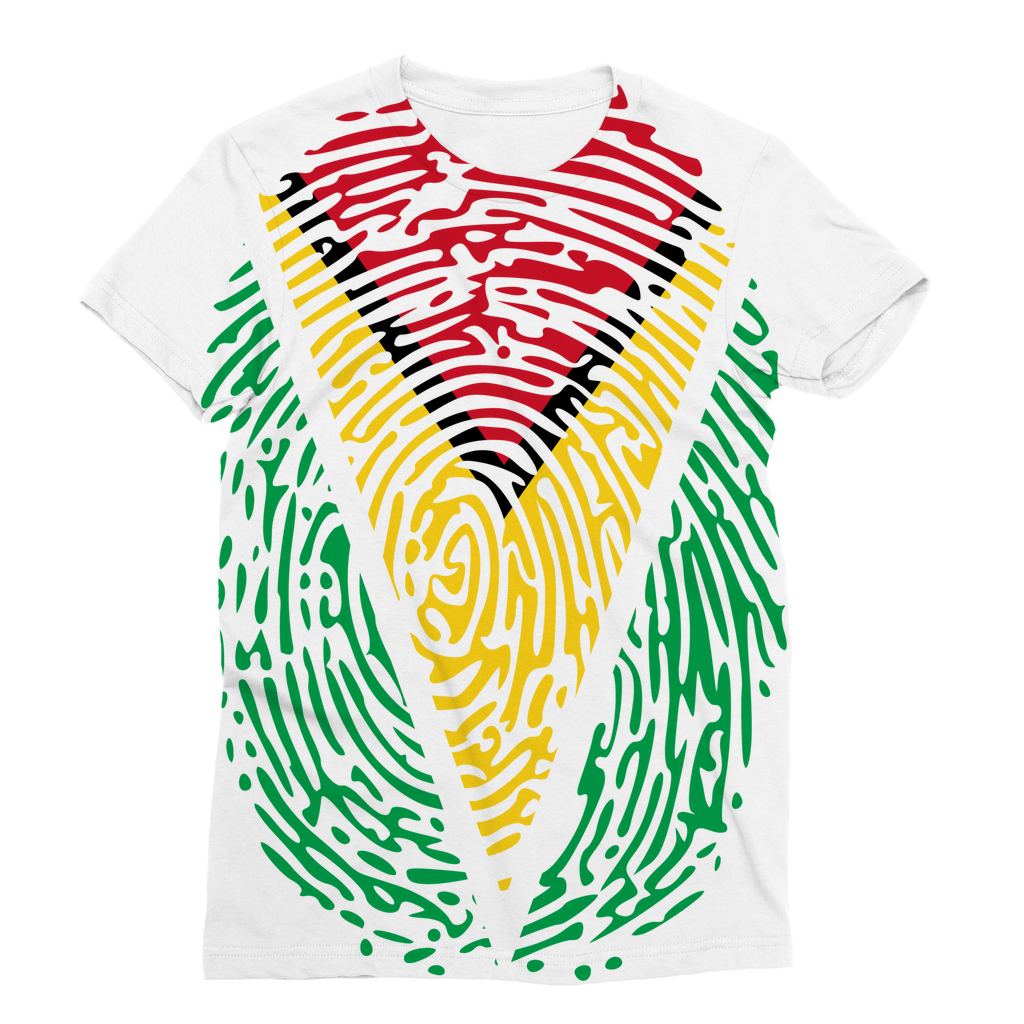 Guyana-Fingerprint Classic Sublimation Women's T-Shirt