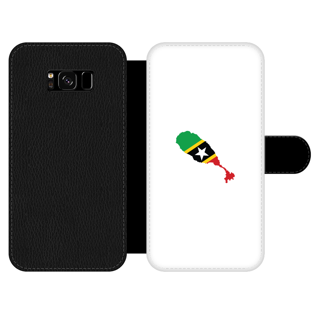 ST. KITTS & NEVIS Front Printed Wallet Cases