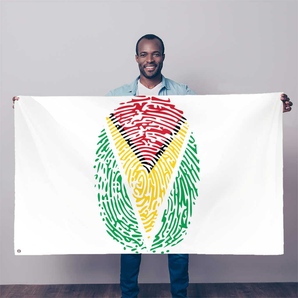 Guyana-Fingerprint Sublimation Flag