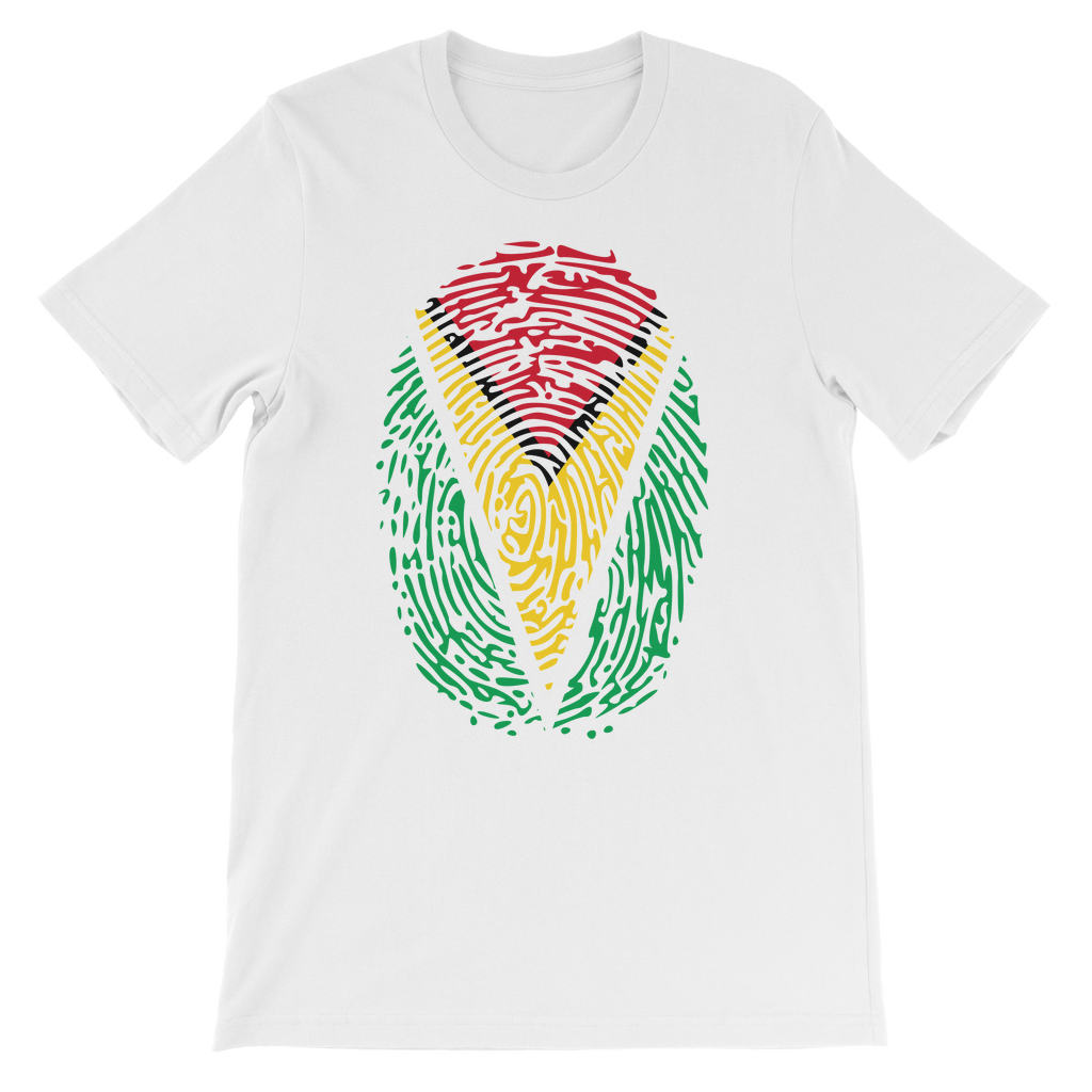 Guyana-Fingerprint Classic Kids T-Shirt