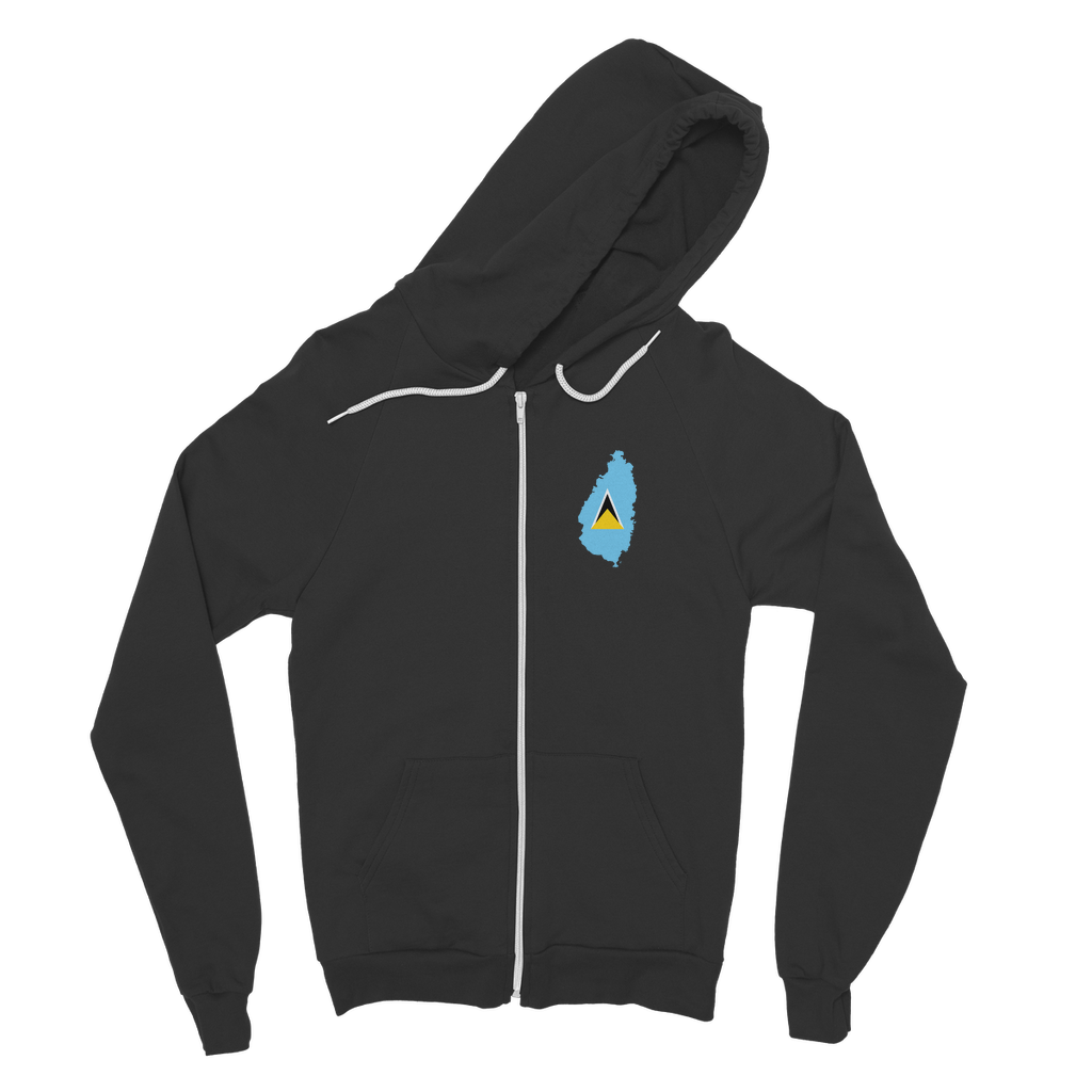 ST. LUCIA Classic Adult Zip Hoodie