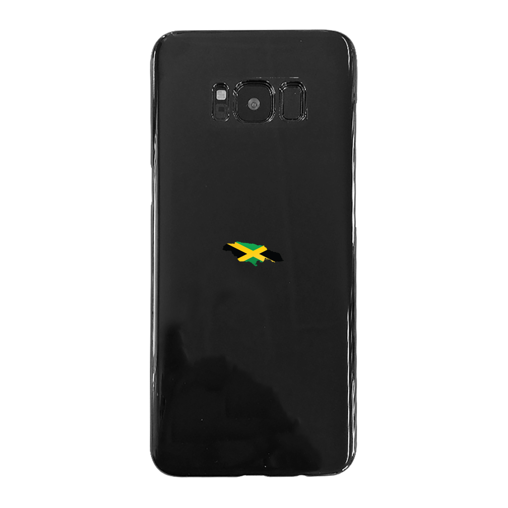 Jamaica Back Printed Black Soft Phone Case