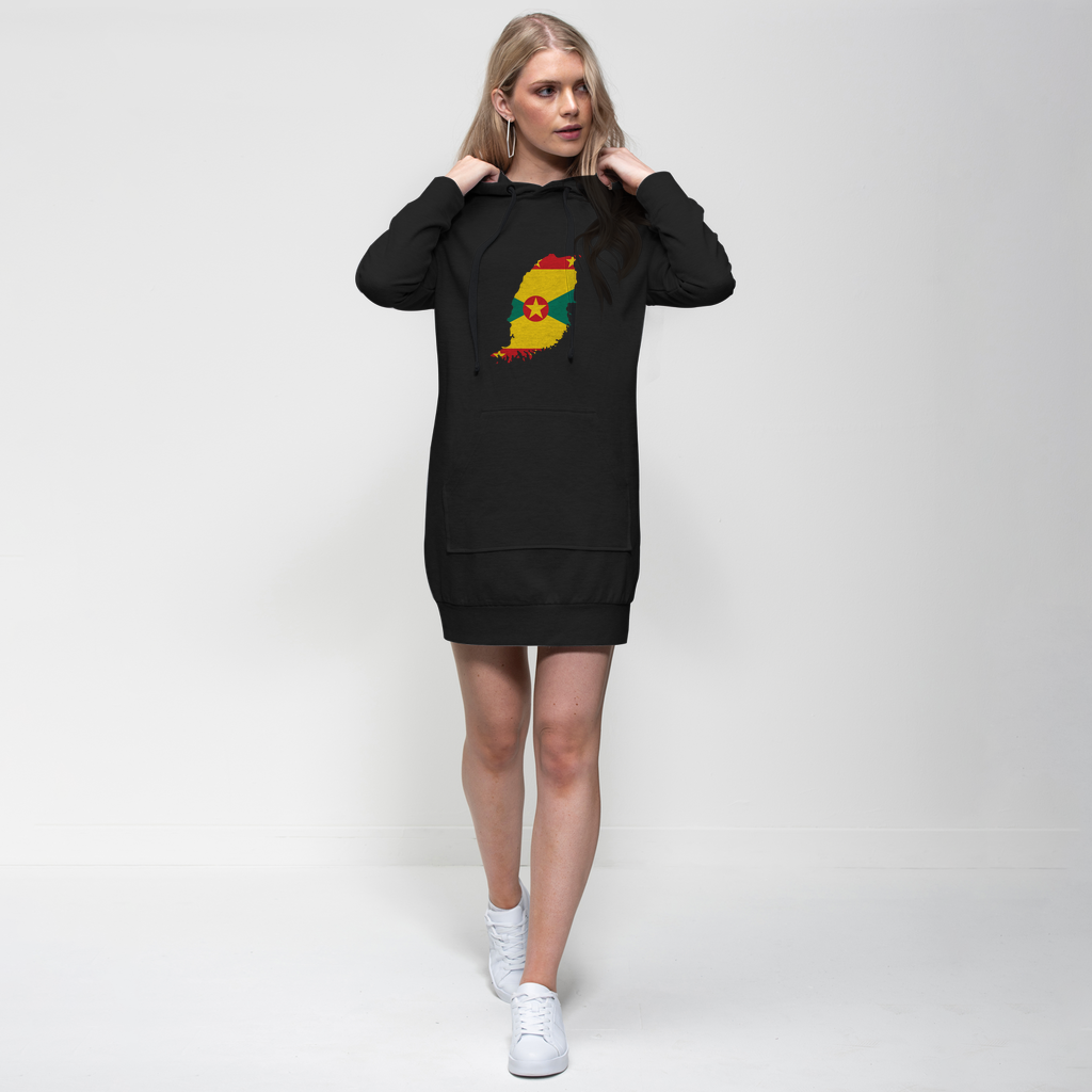 GRENADA Premium Adult Hoodie Dress