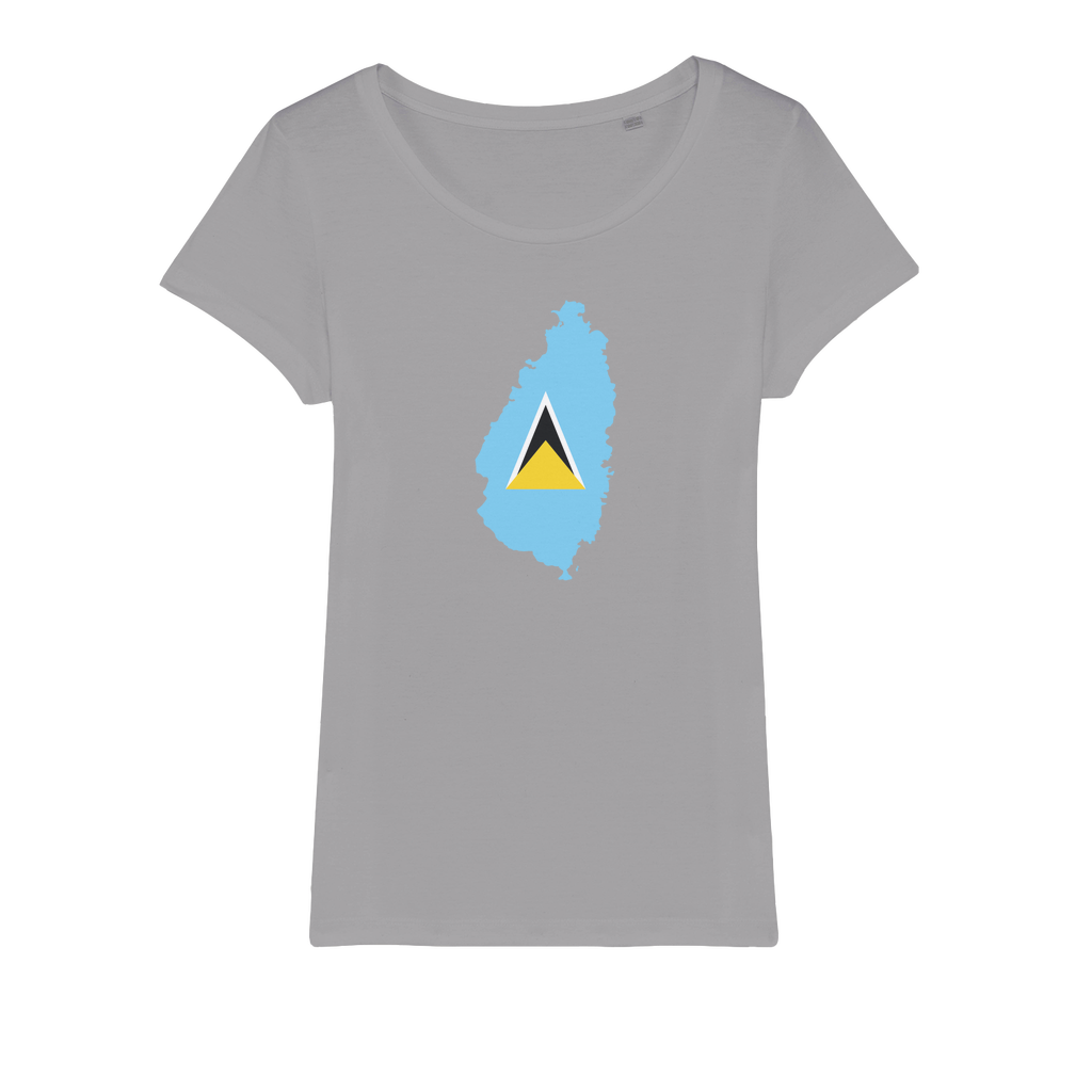 ST. LUCIA Organic Jersey Womens T-Shirt