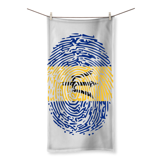 Barbados-Fingerprint Sublimation All Over Towel