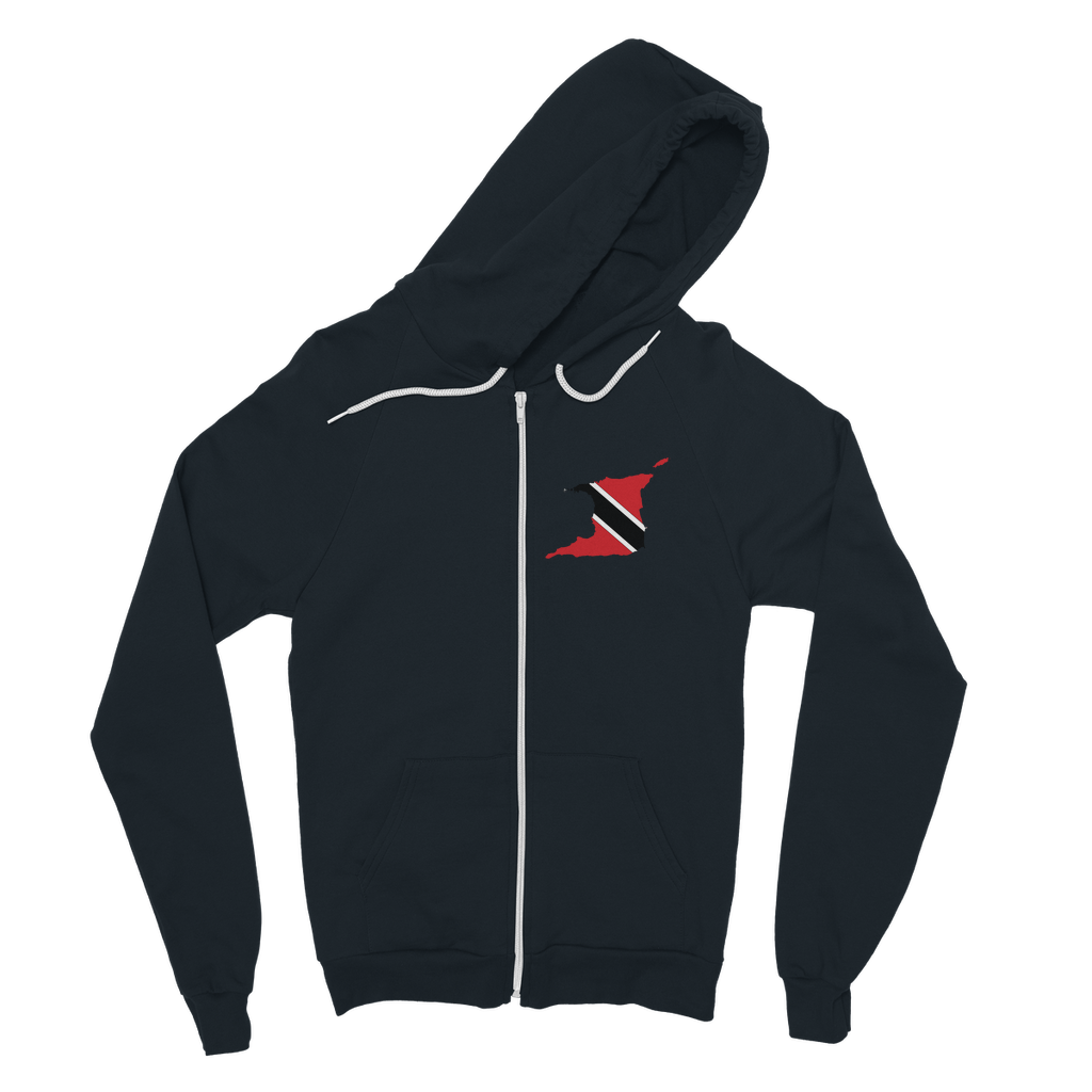 Trinidad Map Classic Adult Zip Hoodie