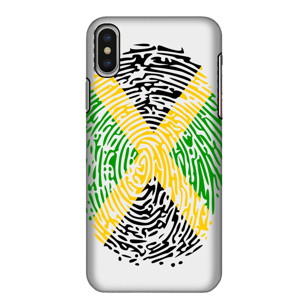 Jamaica-Fingerprint Fully Printed Tough Phone Case