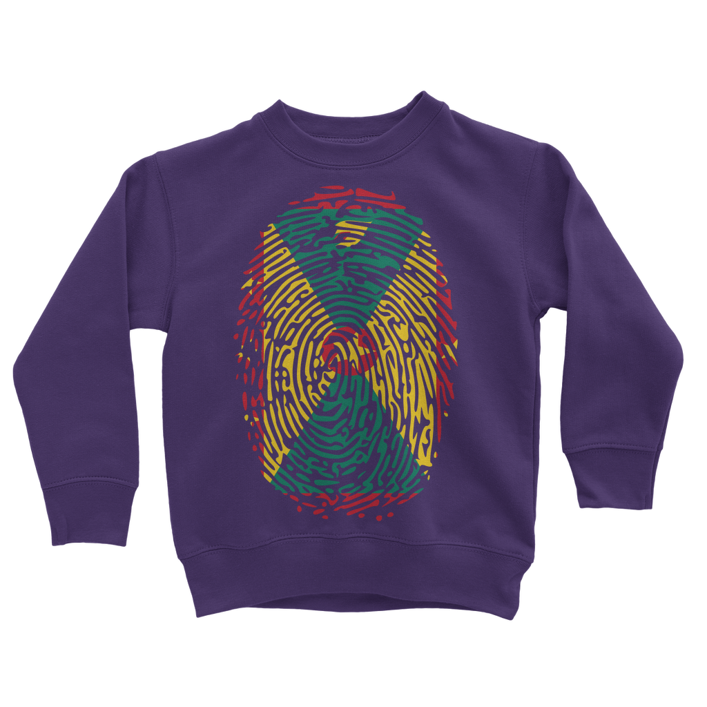 Grenada Fingerprint Classic Kids Sweatshirt