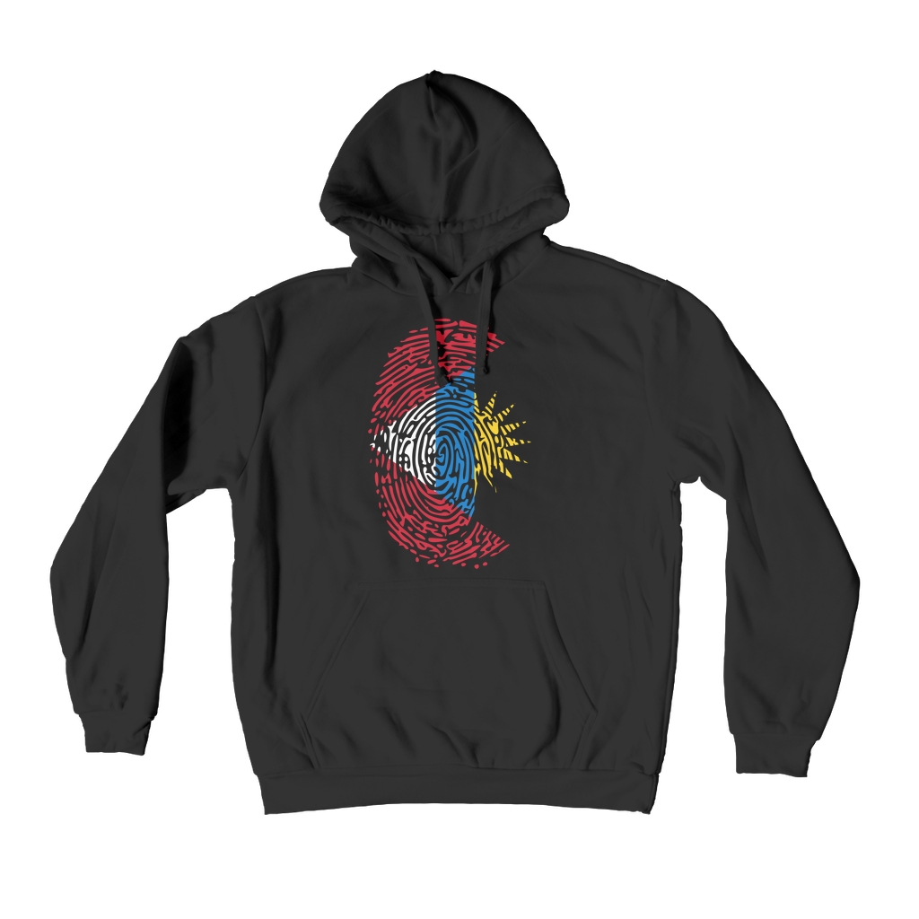 Antigua and Barbuda-Fingerprint Bahamas Premium Adult Hoodie