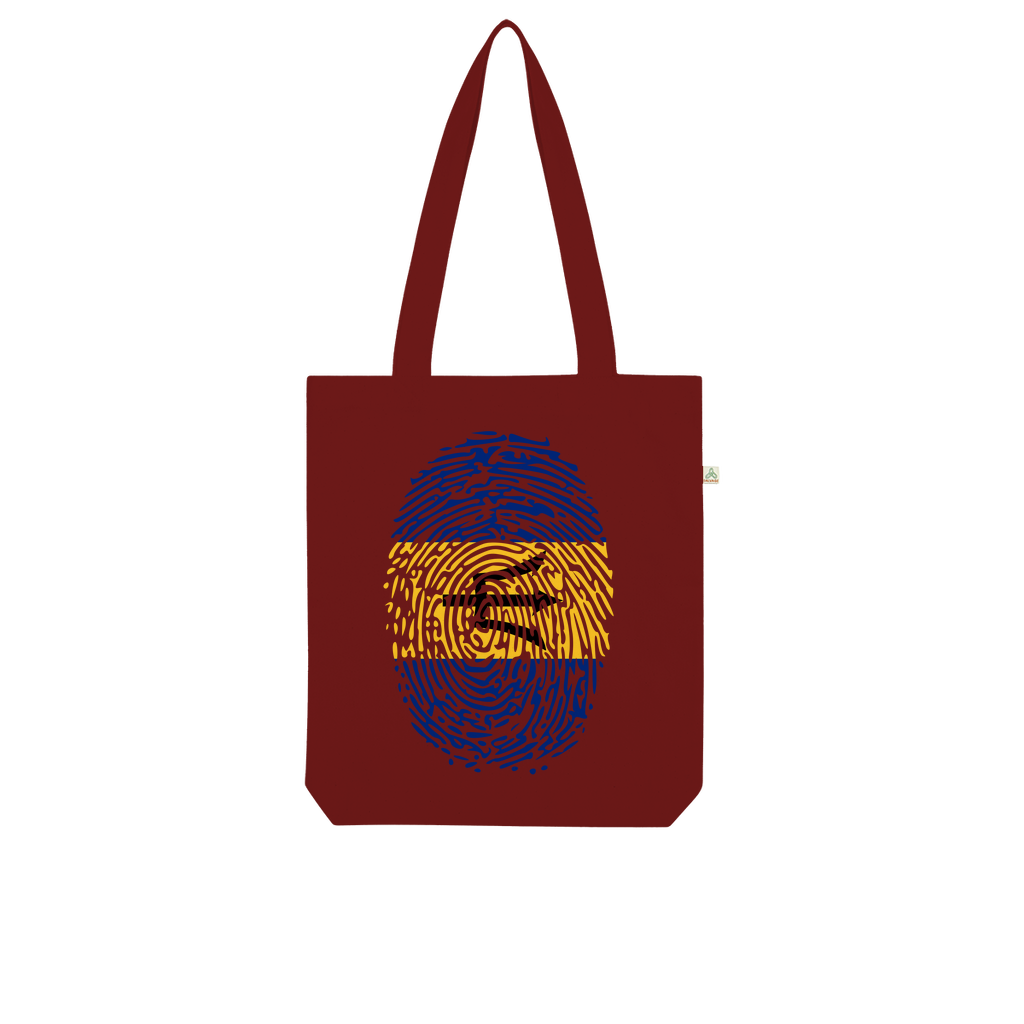 Barbados-Fingerprint Organic Tote Bag