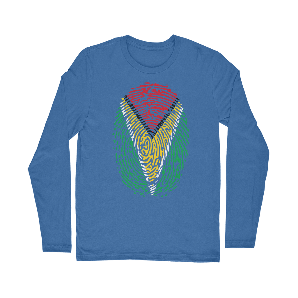 Guyana-Fingerprint Classic Long Sleeve T-Shirt