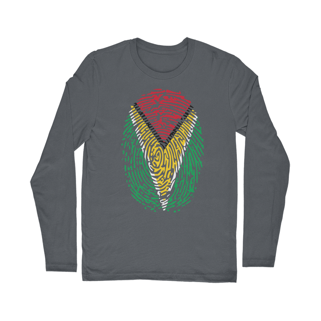 Guyana-Fingerprint Classic Long Sleeve T-Shirt