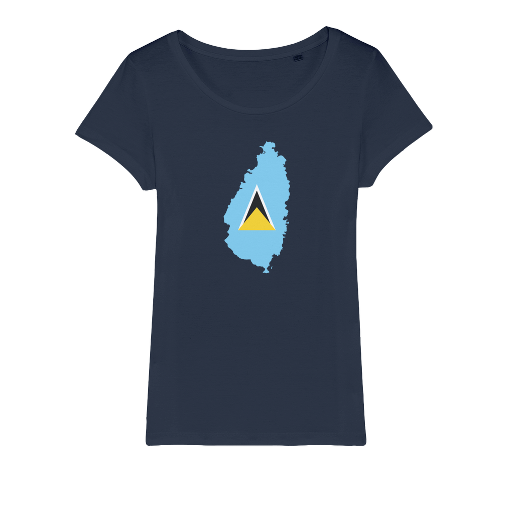 ST. LUCIA Organic Jersey Womens T-Shirt