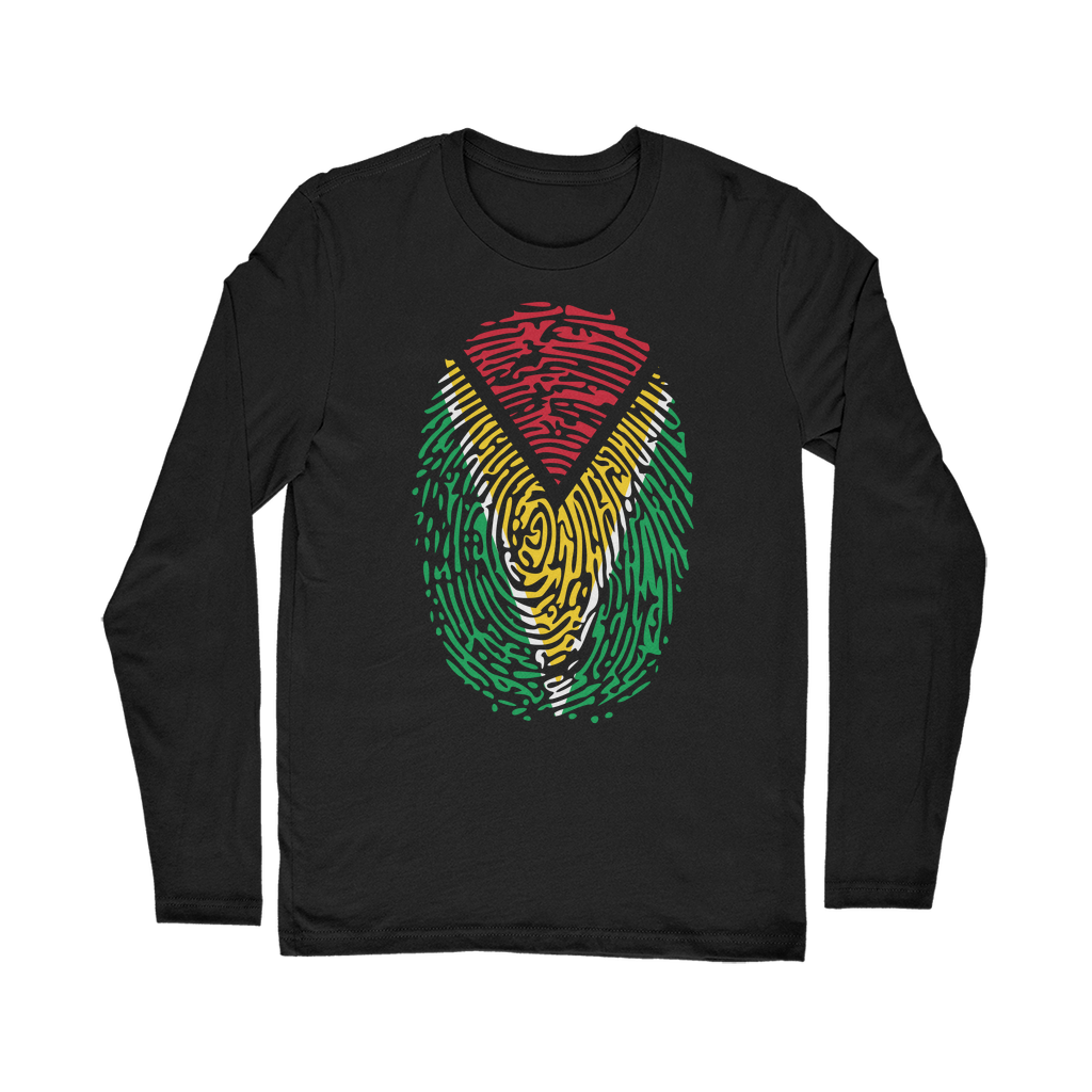 Guyana-Fingerprint Classic Long Sleeve T-Shirt