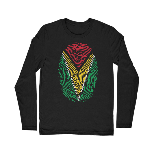 Guyana-Fingerprint Classic Long Sleeve T-Shirt