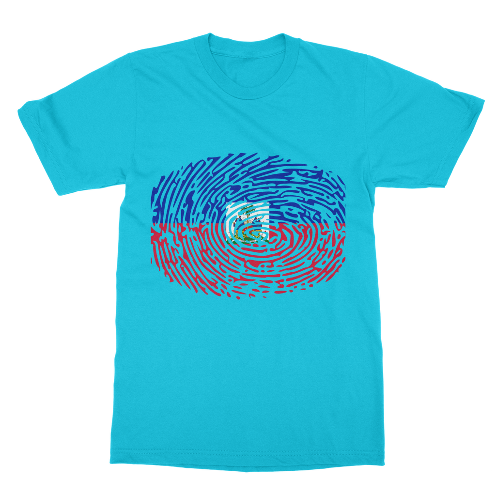 Haiti-Fingerprint Classic Adult T-Shirt