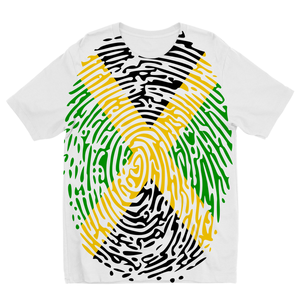 Jamaica-Fingerprint Sublimation Kids T-Shirt