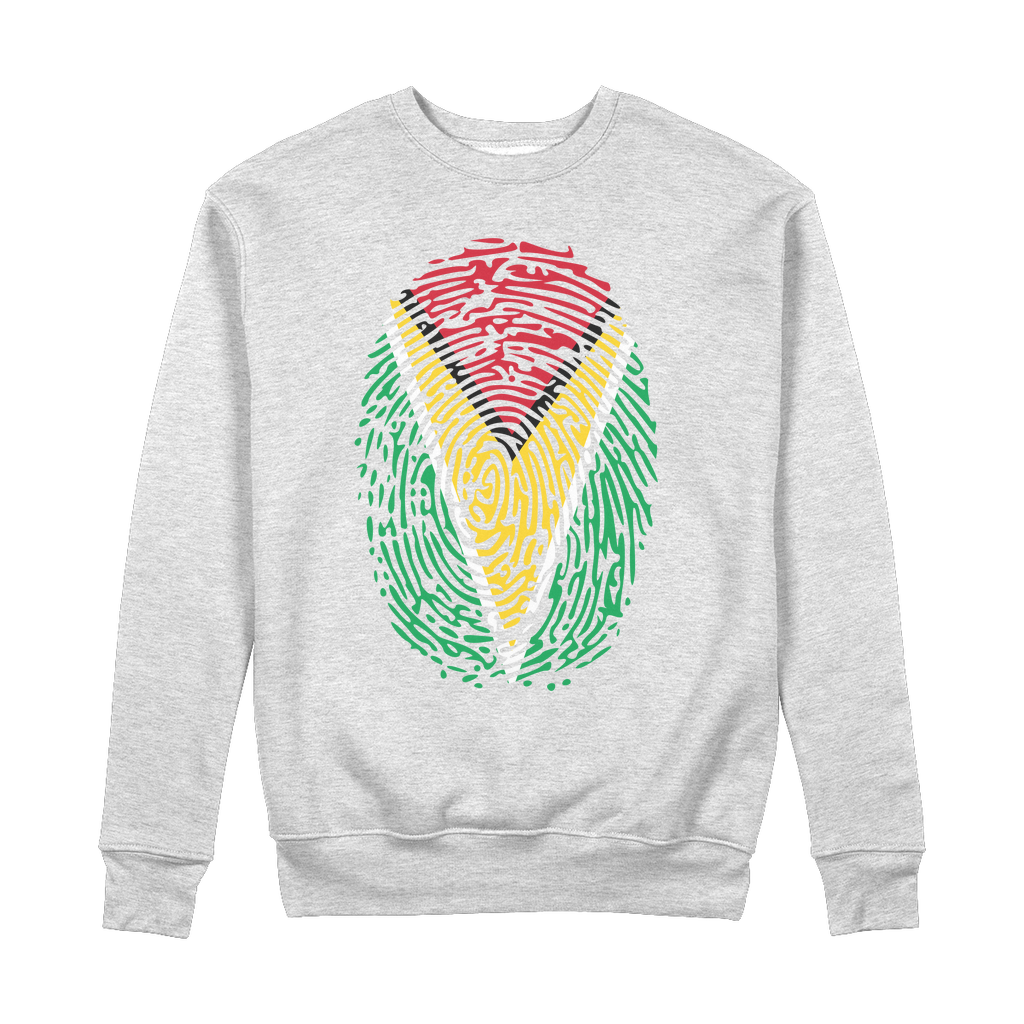 Guyana-Fingerprint 100% Organic Cotton Sweatshirt