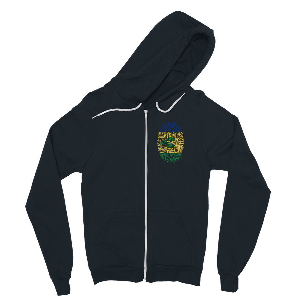 St Vincent and the Grenadines-Fingerprint Classic Adult Zip Hoodie