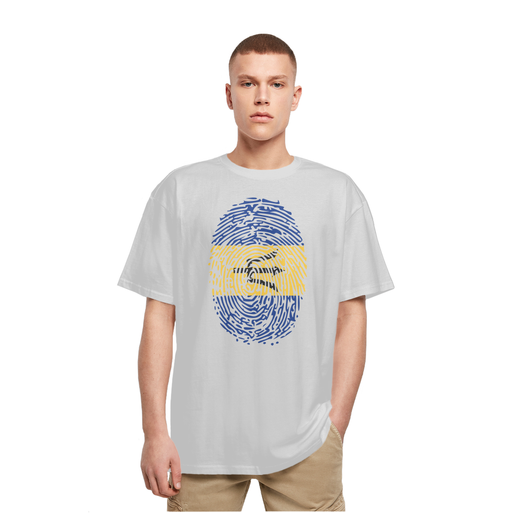 Barbados-Fingerprint Heavy Oversized T-Shirt