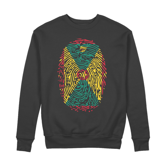 Grenada Fingerprint 100% Organic Cotton Sweatshirt