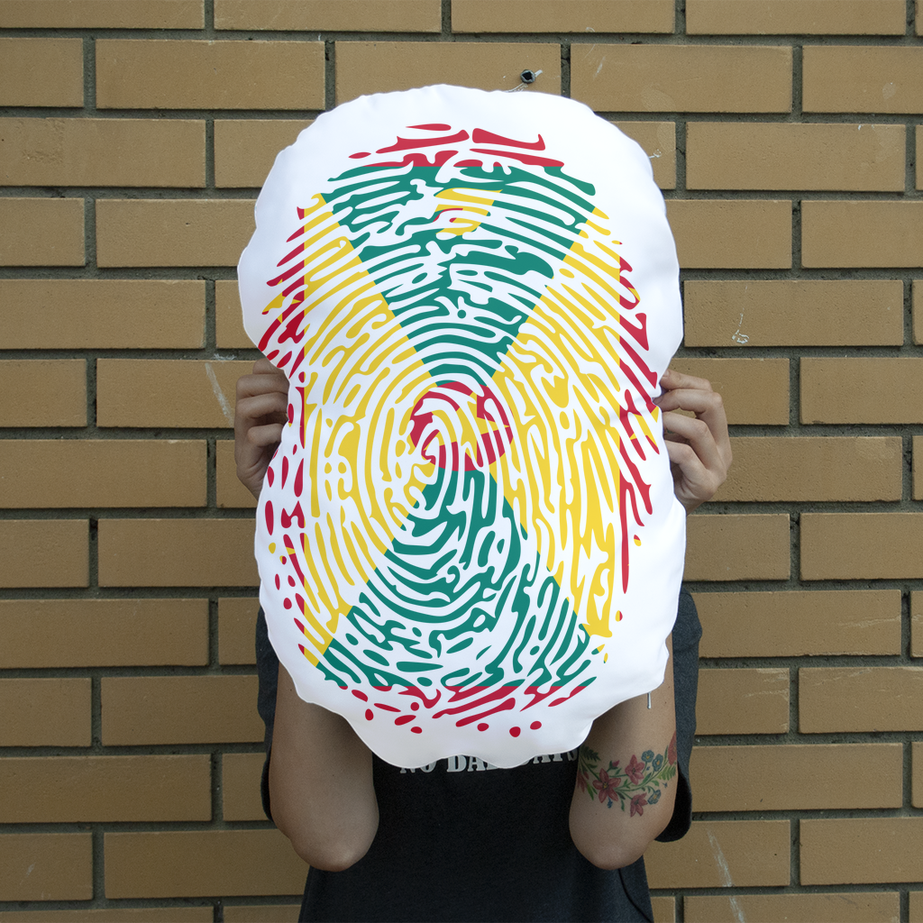 Grenada Fingerprint Giant Face Cushion