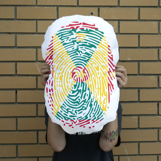 Grenada Fingerprint Giant Face Cushion