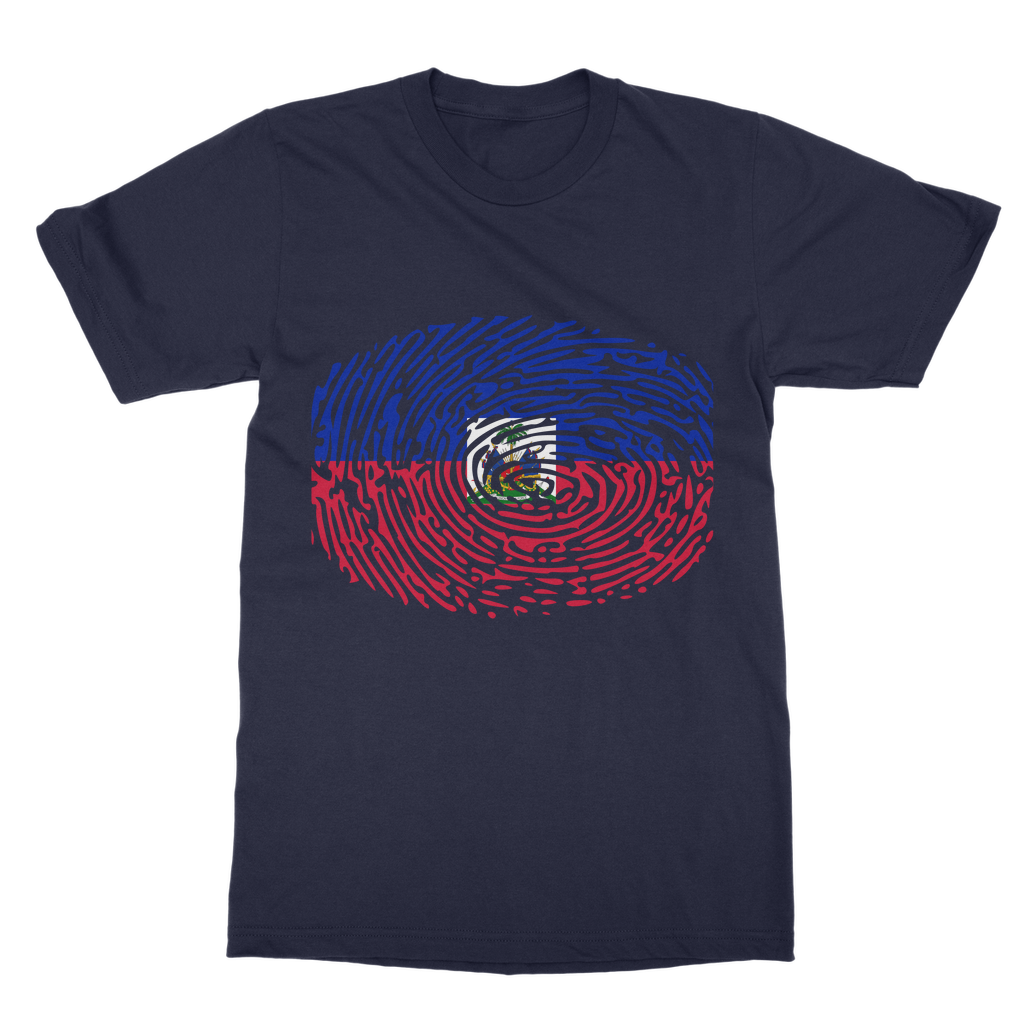 Haiti-Fingerprint Classic Adult T-Shirt