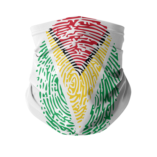 Guyana-Fingerprint Sublimation Neck Gaiter