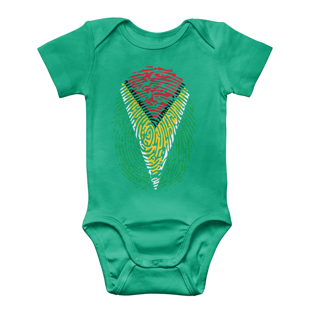 Guyana-Fingerprint Classic Baby Onesie Bodysuit