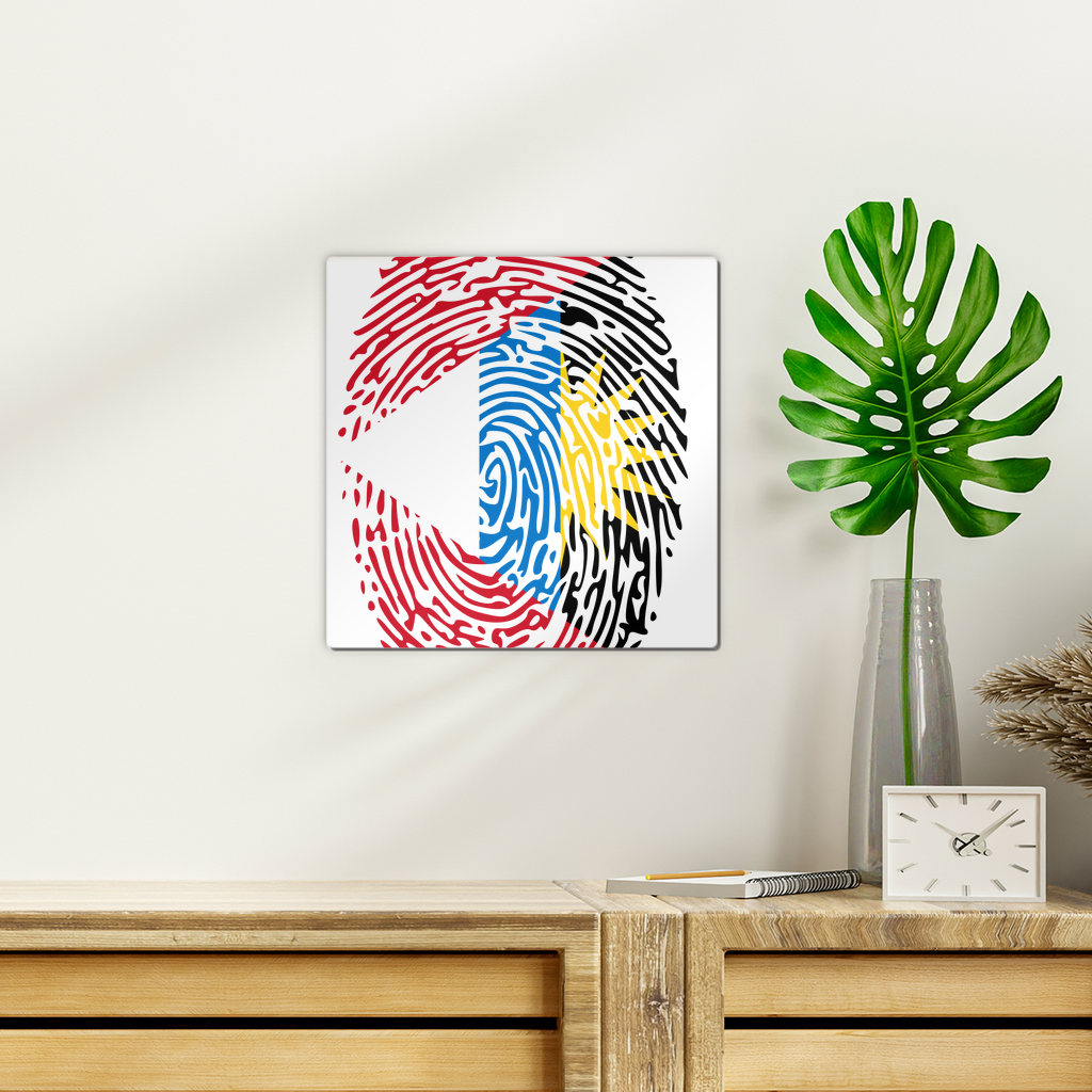 Antigua and Barbuda-Fingerprint Wall Tile