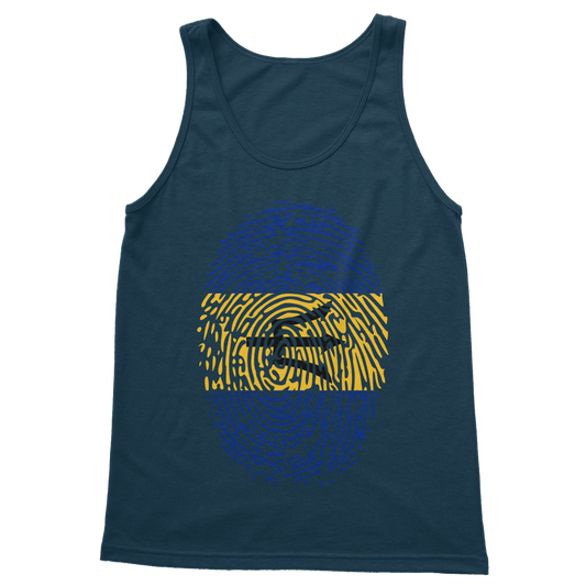 Barbados-Fingerprint Classic Adult Vest Top