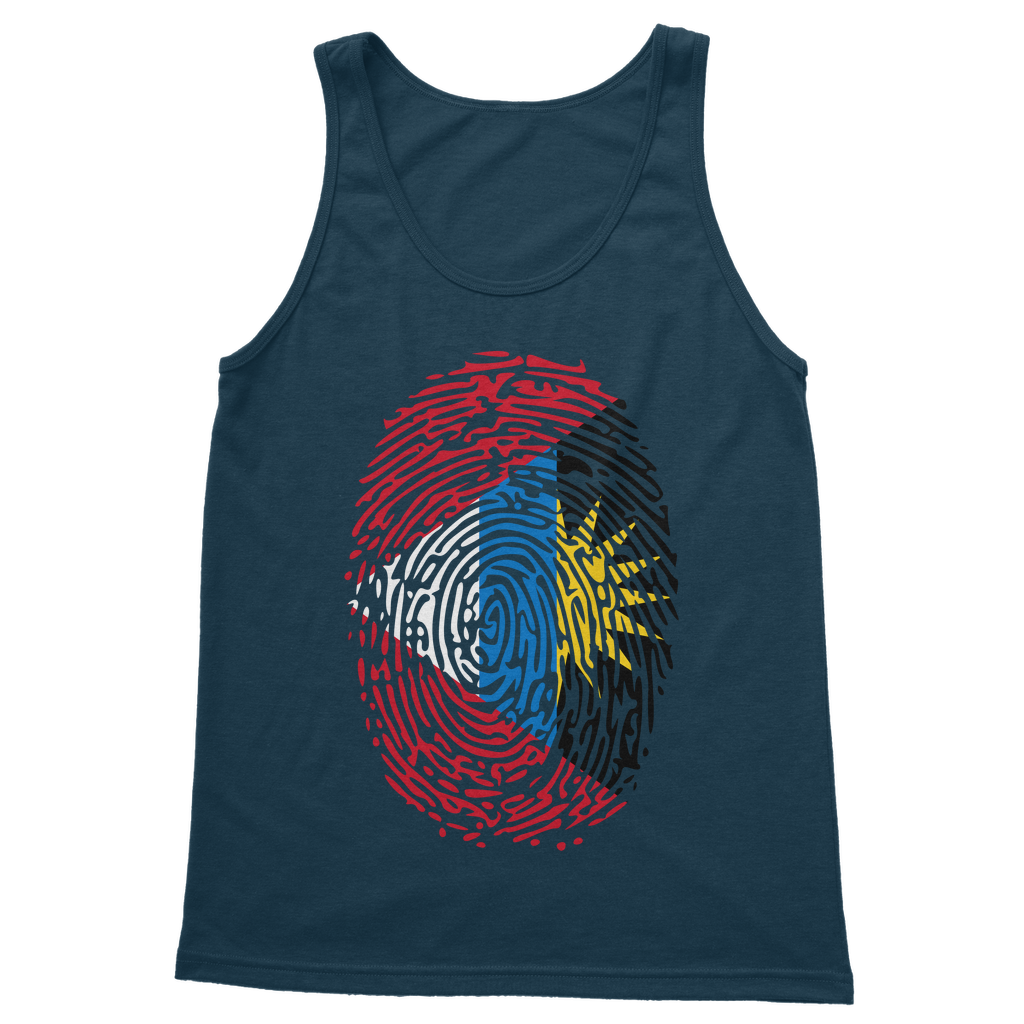 Antigua and Barbuda-Fingerprint Classic Adult Vest Top