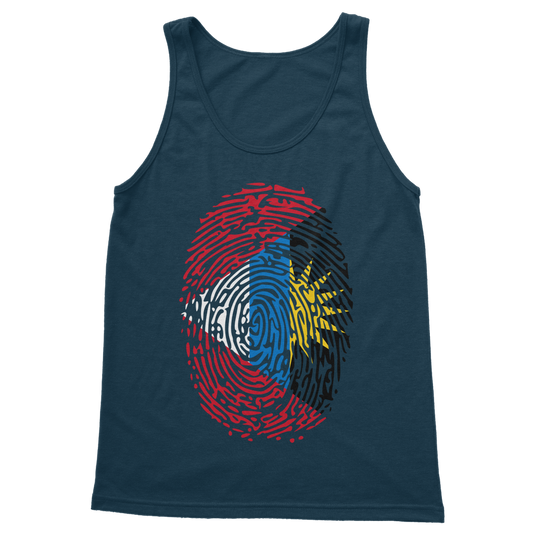 Antigua and Barbuda-Fingerprint Classic Adult Vest Top