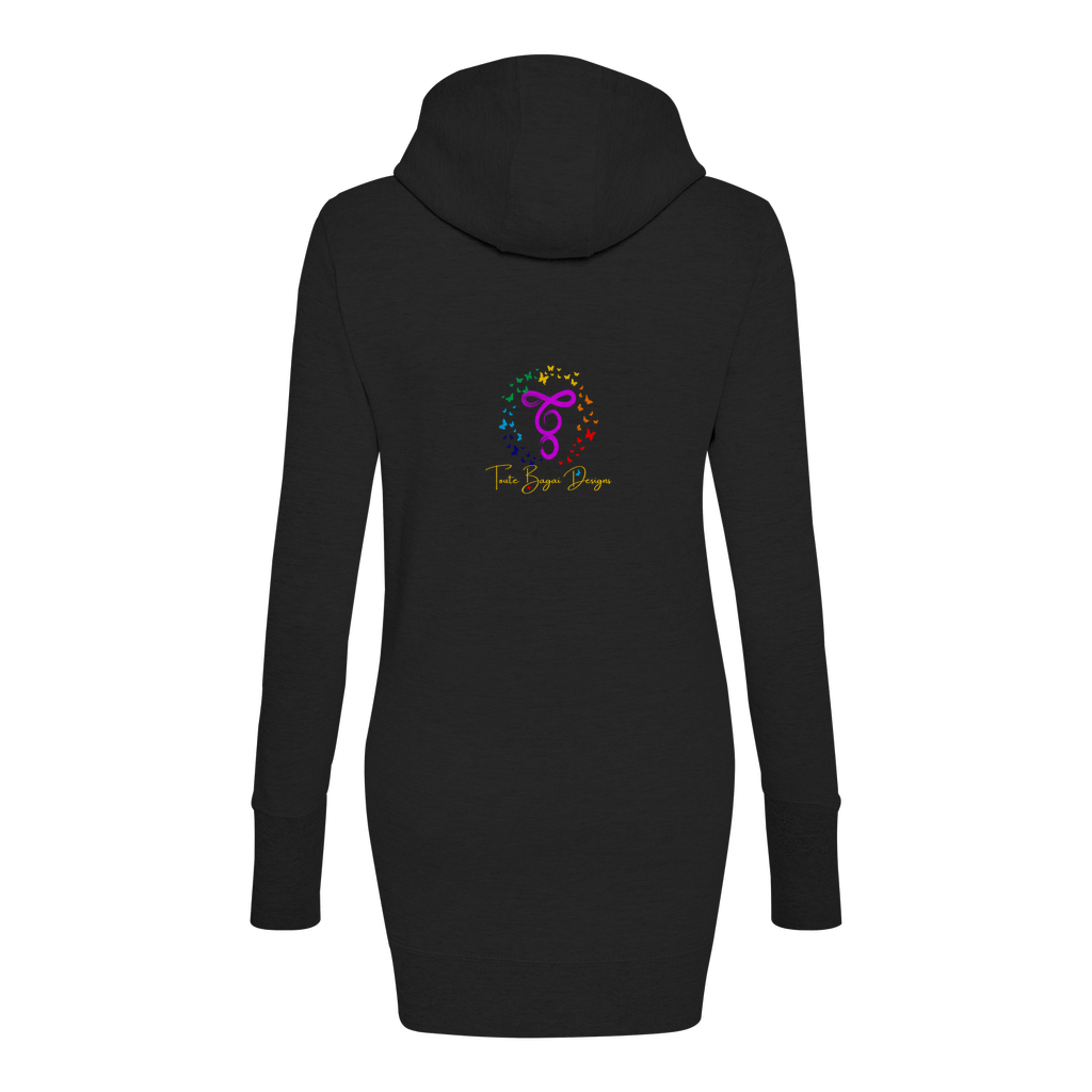 Haiti-Fingerprint Premium Adult Hoodie Dress