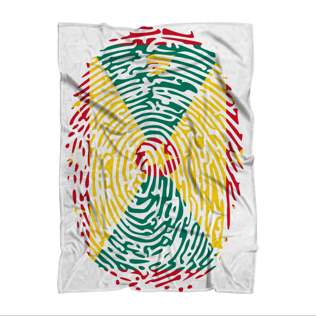 Grenada Fingerprint Premium Sublimation Adult Blanket