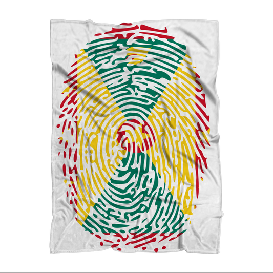 Grenada Fingerprint Premium Sublimation Adult Blanket