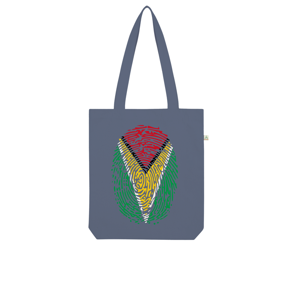 Guyana-Fingerprint Organic Tote Bag