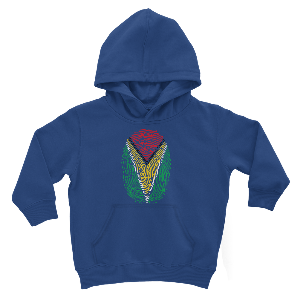 Guyana-Fingerprint Classic Kids Hoodie