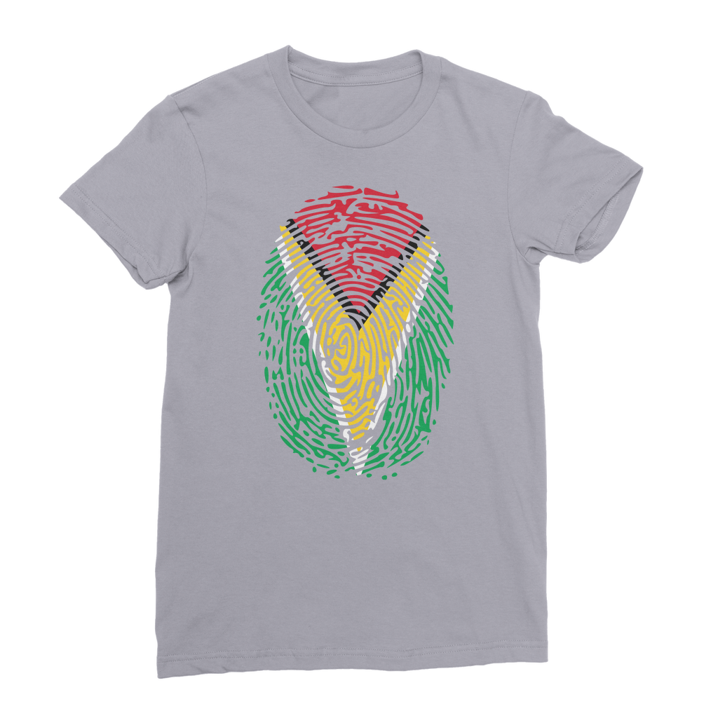 Guyana-Fingerprint Premium Jersey Women's T-Shirt