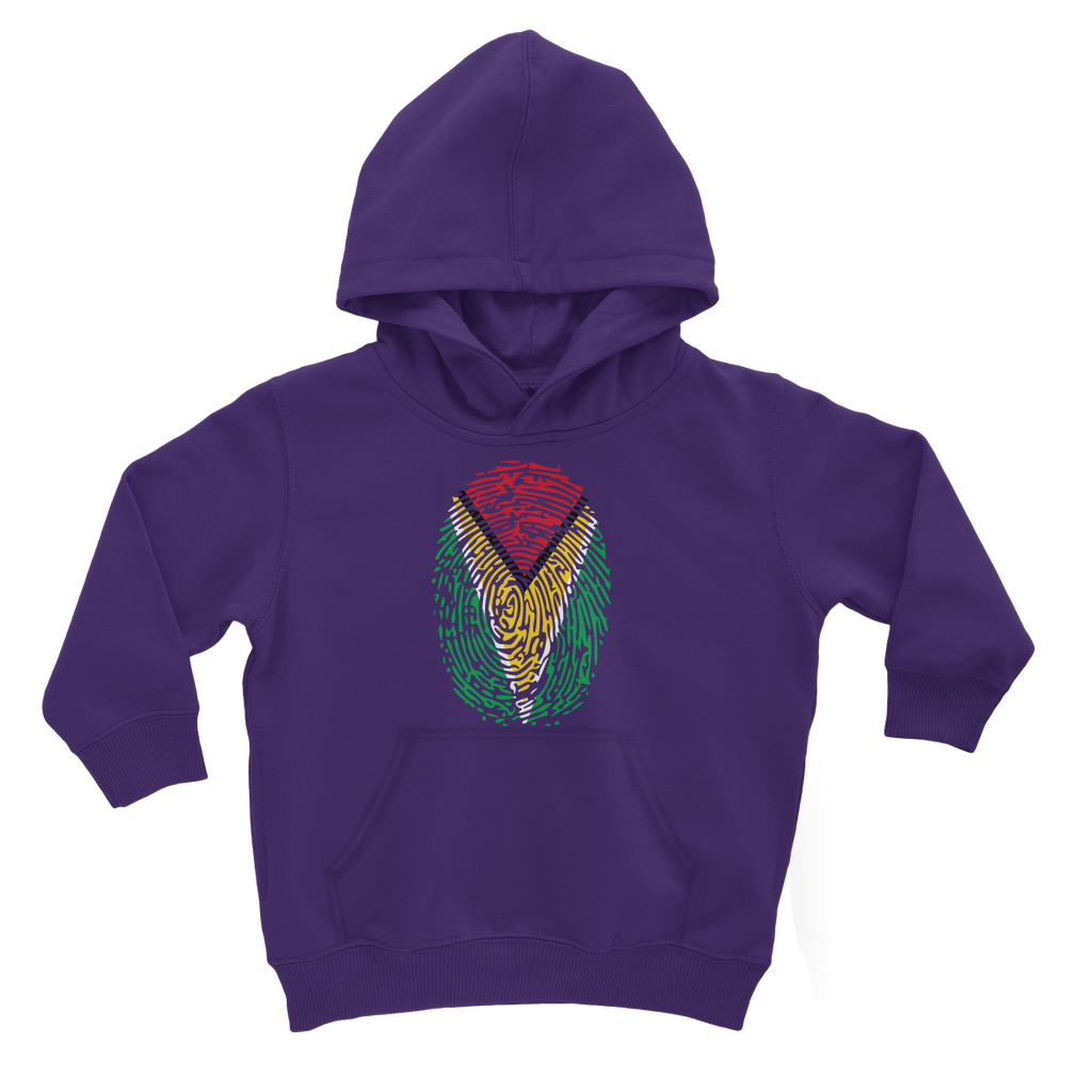 Guyana-Fingerprint Classic Kids Hoodie