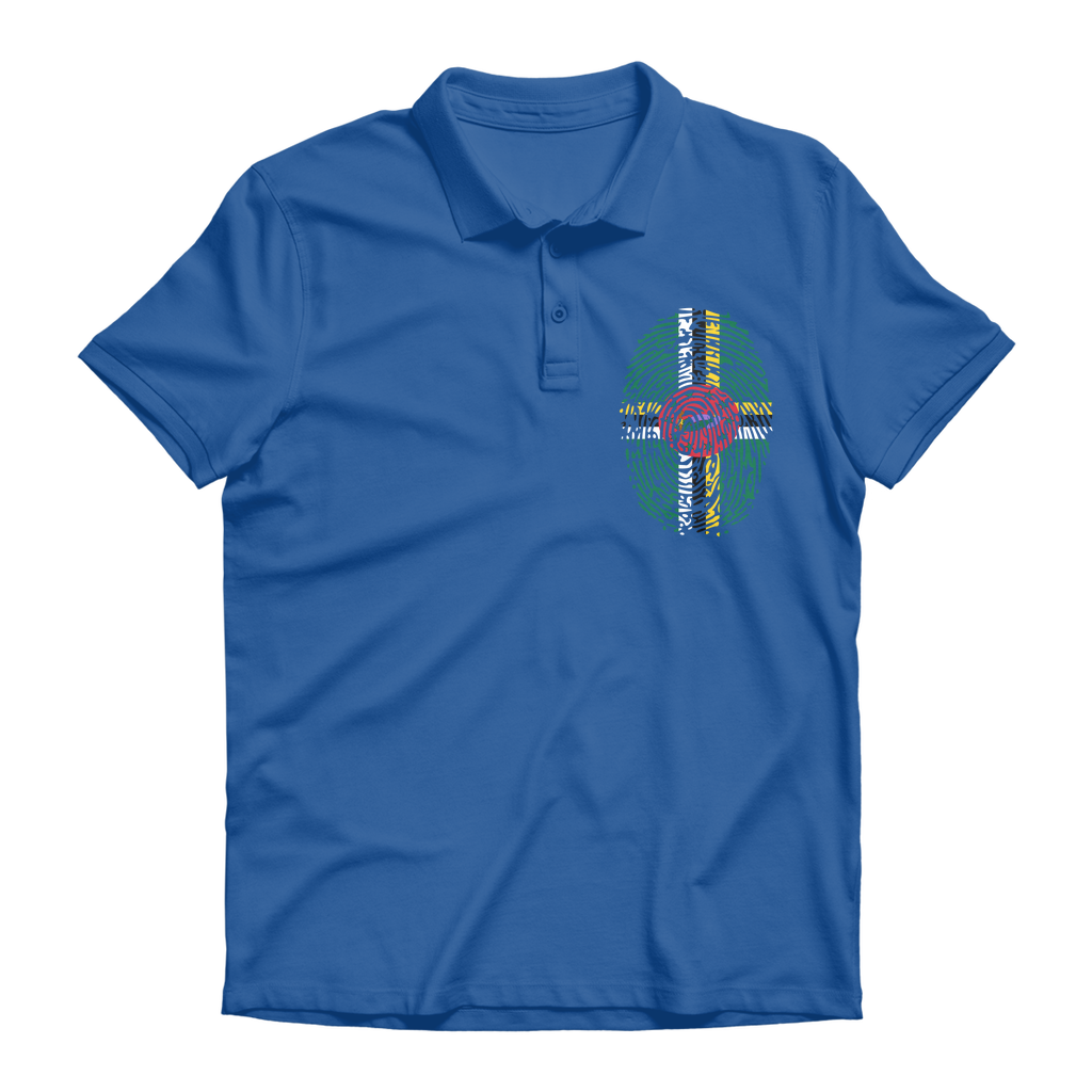 Dominica Fingerprint Premium Adult Polo Shirt