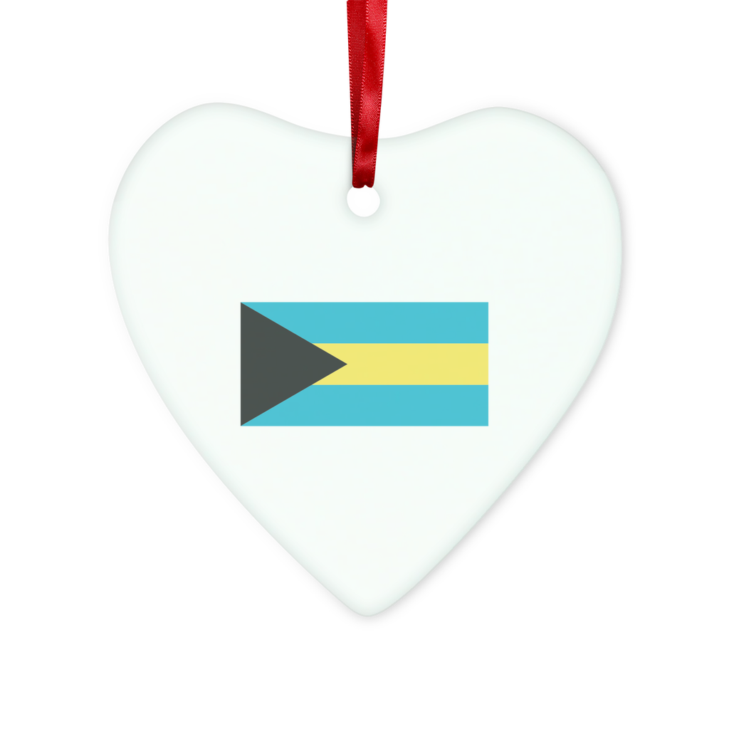 BAHAMAS Glass Hanging Ornament