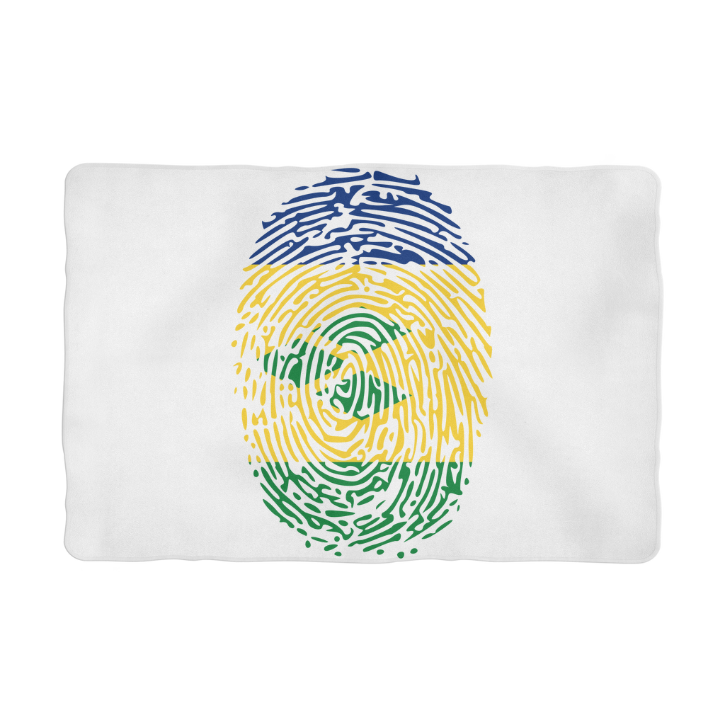 St Vincent and the Grenadines-Fingerprint Sublimation Pet Blanket