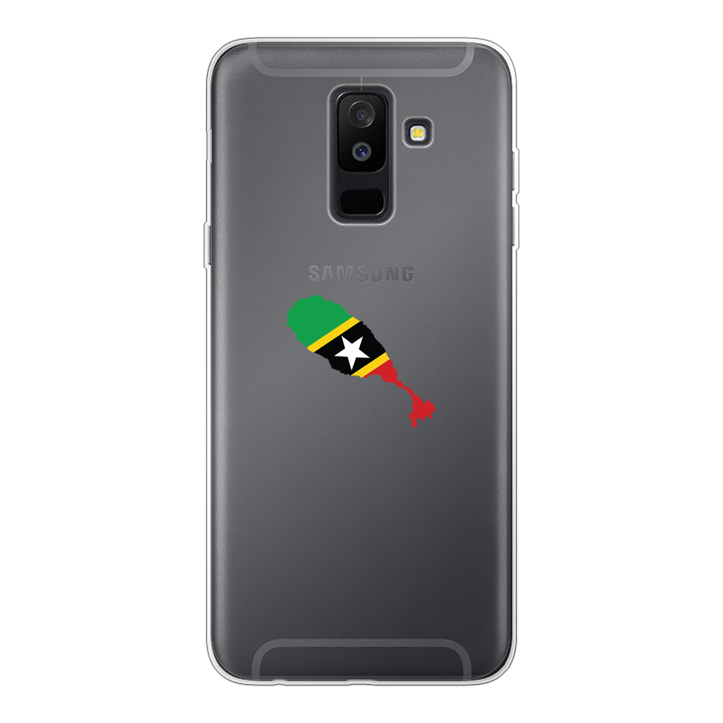 ST. KITTS & NEVIS Back Printed Transparent Soft Phone Case