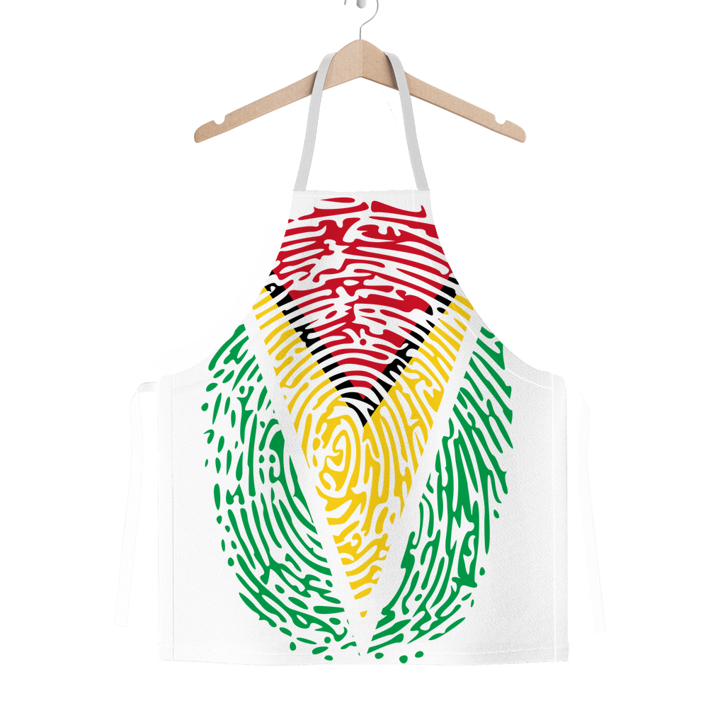 Guyana-Fingerprint Classic Sublimation Adult Apron