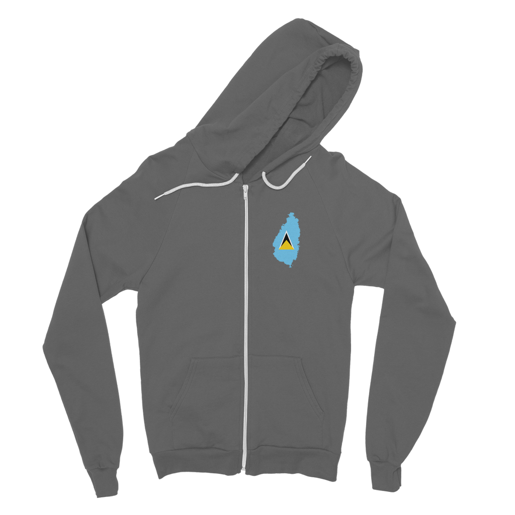 ST. LUCIA Classic Adult Zip Hoodie