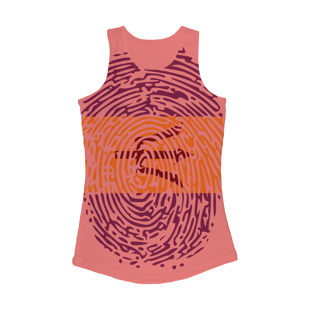 Barbados-Fingerprint Women Performance Tank Top