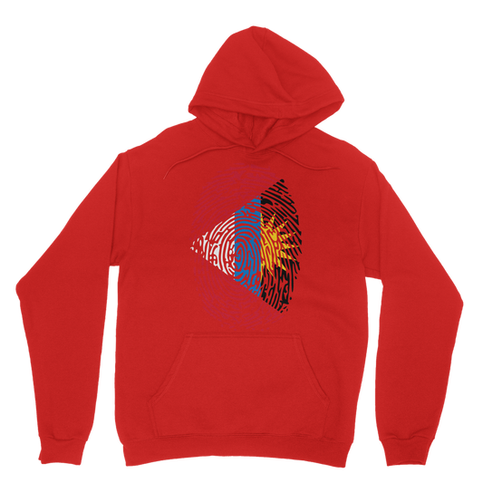 Antigua and Barbuda-Fingerprint Classic Adult Hoodie