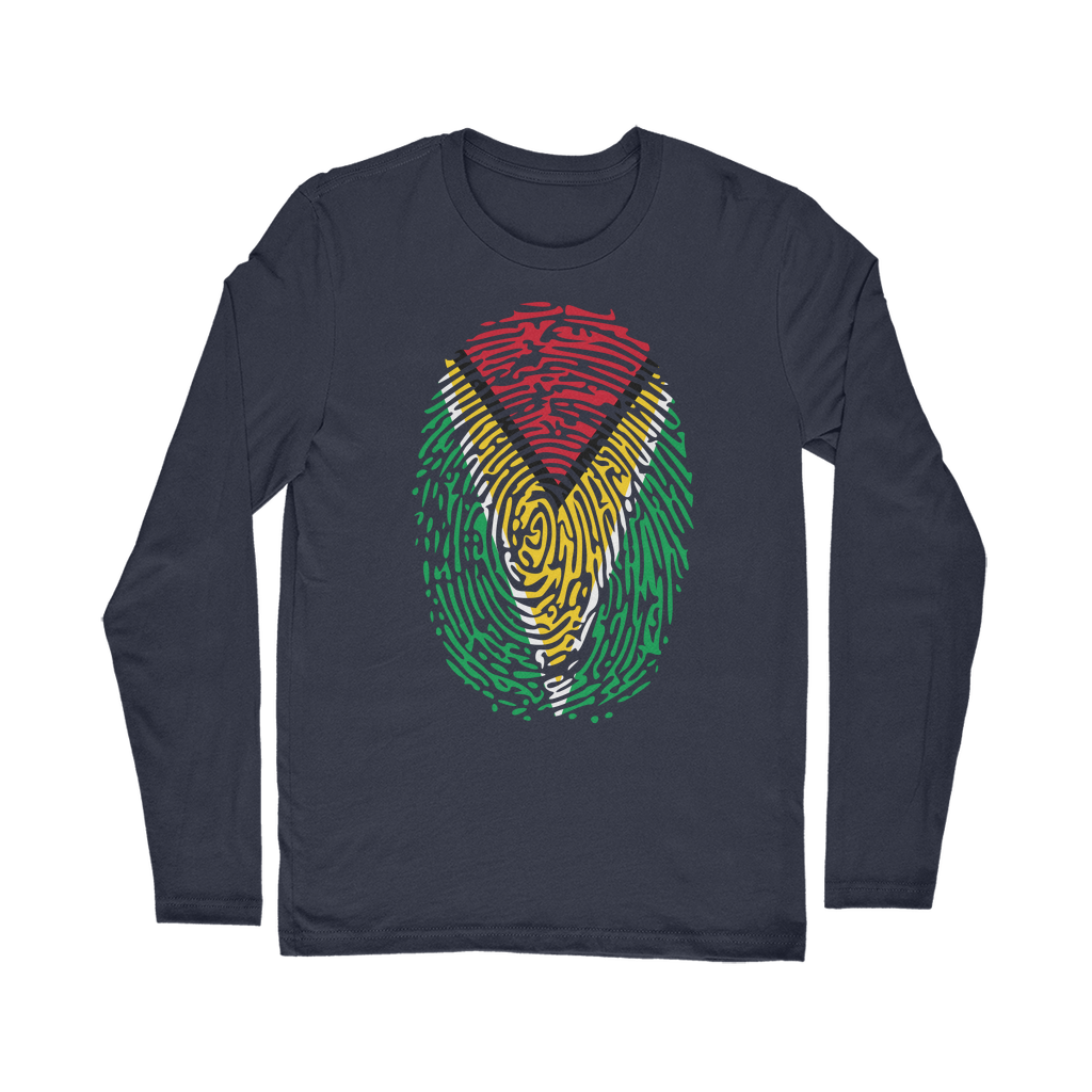 Guyana-Fingerprint Classic Long Sleeve T-Shirt